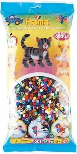 Hama Midi Perler - Mix 67 - 6.000 Stk - 205-67