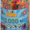 Hama Midi Perler - Neon Mix 51 - 13.000 Stk I Spand - 211-51