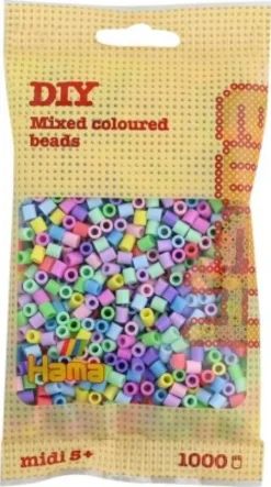 Hama Midi Perler - Pastel Mix 50 - 1.000 Stk - 207-50