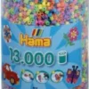 Hama Midi Perler - Pastel Mix 50 - 13.000 Stk - 211-50