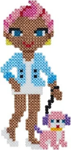Hama Midi Perler - Smarte Piger Perlesæt - 4.000 Perler - 3159