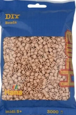 Hama Midi Perler - 3.000 Stk. - Beige - 201-27