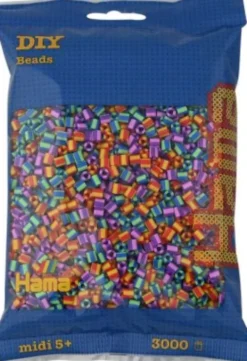 Hama Midi Perler - Stribet Mix 92 - 3.000 Stk. - 201-92