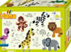 Hama Midi Perler - Zoo Perlesæt - 2.000 Perler - 3510