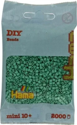 Hama Mini Perler - Aqua - 2000 Stk. - 501-113