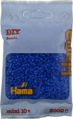 Hama Mini Perler - Lyseblå - 2.000 Stk. - 501-09