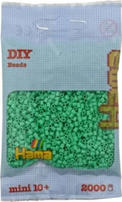 Hama Mini Perler - Lysgrøn - 2.000 Stk. - 501-11
