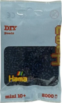 Hama Mini Perler - Midnatsblå - 2000 Stk. - 501-116