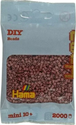 Hama Mini Perler - Mørk Blush - 2000 Stk. - 501-111
