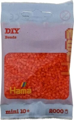 Hama Mini Perler - Orange - 2.000 Stk. - 501-04