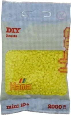 Hama Mini Perler - Pastel Gul - 2.000 Stk. - 501-43