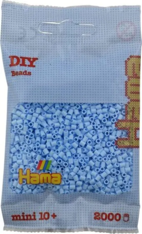 Hama Mini Perler - Pastel Isblå - 2.000 Stk. - 501-97