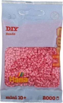 Hama Mini Perler - Pink - 2.000 Stk. - 501-06