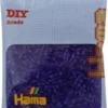 Hama Mini Perler - Transparent Lilla - 2.000 Stk. - 501-24