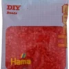 Hama Mini Perler - Transparent Rød - 2.000 Stk. - 501-13