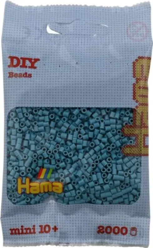 Hama Mini Perler - Turkis Blå - 2.000 Stk. - 501-31