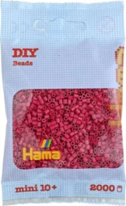 Hama Mini Perler - Vinrød - 2.000 Stk. - 501-29