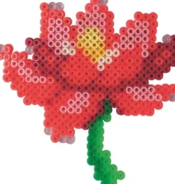 Hama Mini Perlesæt - Blomst Perleplade Og 2.000 Perler - 5513