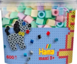 Hama 8574 - Pastel - 600 Stk. Maxi Perler - Mix 52