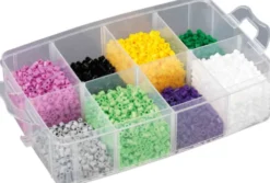 Hama Perler I Stor Opbevaringsboks - 12.000 Stk + 3 Stiftplader