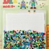 Hama 4218 - Robotter - Firkant - 1.100 DIY Midi Perler Og Plade