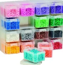 Hama - Stor Opbevaringsboks Med 16.000 Midi Perler - 6761