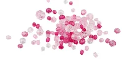 Harmoni Facetperlemix - Str. 4-12 MM - Hulstr. 1-2,5 MM - Pink - 081 - 250 G