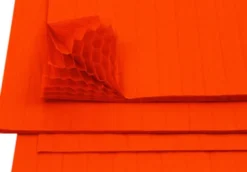 Harmonikapapir - 28X17,8 CM - Orange - 8 Ark