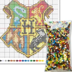 Harry Potter Perler Sæt - 4.000 Stk. - Hogwarts Våbenskjold