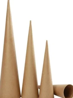 Høje Kegler - H 30-40-50 CM - Ø 8-9-11,5 CM - 3 Stk