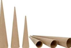 Høje Kegler - H 20-25-30 CM - Ø 4-5-6 CM - 3 Stk