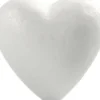Hjerte - H 8 CM - Hvid - 50 Stk