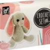 Hæklekit - Kanin DIY Hæklesæt Inkl. Garn - Craft Id