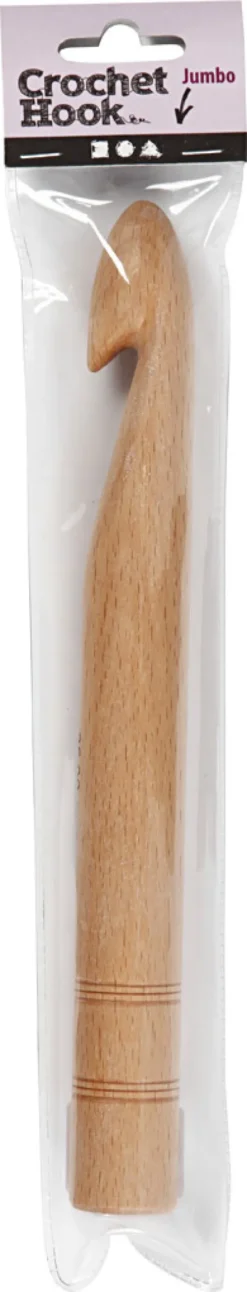 Hæklenål - Nr. 25 - L 23 CM - Træ