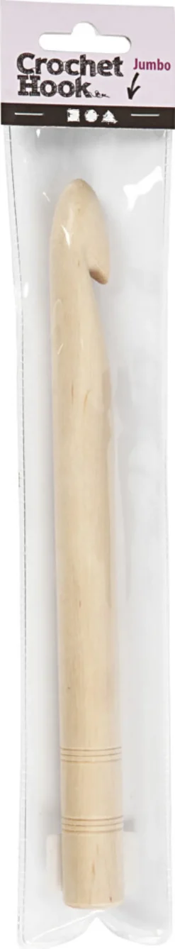 Hæklenål - Nr. 20 - L 23 CM - Træ
