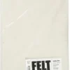Hobbyfilt - A4 - 210X297 MM - 1,5-2 MM - Råhvid - 10 Ark