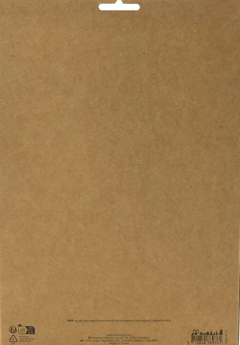 Hobbyfilt - A4 - 210X297 MM - Tykkelse 2 MM - Pastelfarver