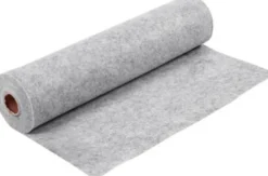Hobbyfilt - B 45 CM - Tykkelse 1,5-2 MM - 180-200 G - Grå - 5 M