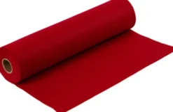 Hobbyfilt Rulle - B 45 CM - 1,5 MM - 180-200 G - Gammel Rød - 5 M