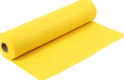 Hobbyfilt Rulle - B 45 CM - 1,5 MM - 180-200 G - Gul - 5 M