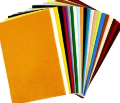 Hobbyfilt Rulle - 20X30 CM - 1,5 MM - 180-200 G - Flere Farver - 24 Ark