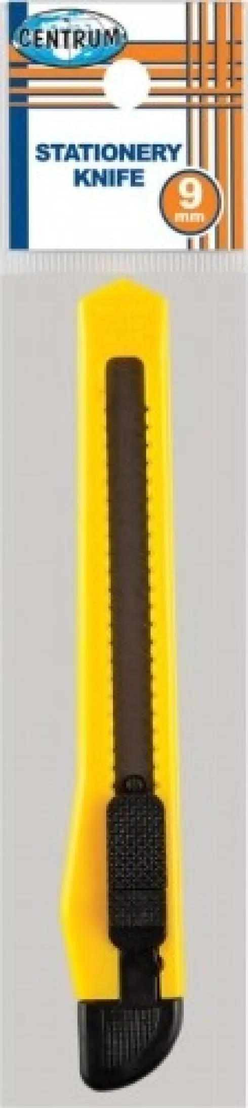 Hobbykniv 9 MM Gul / - Sort - Centrum