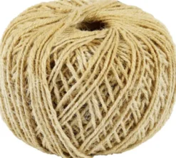 Hørtråd Natursnor - Tykkelse 2 MM - 180 M