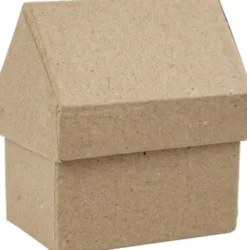 Hus - H 10,5 CM - Str. 6X8,5 CM - 4 Stk