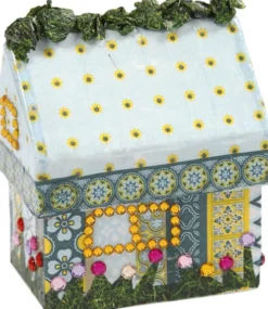 Hus - H 10,5 CM - Str. 6X8,5 CM - 5X4 Stk