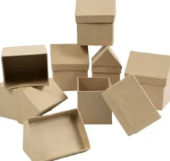 Hus - H 10,5 CM - Str. 6X8,5 CM - 5X4 Stk