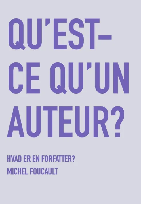 Hvad Er En Forfatter?