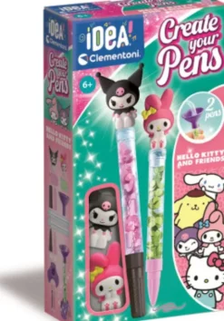 Idea Clementoni - Create Your Pens - Helly Kitty, My Melody & Kuromi