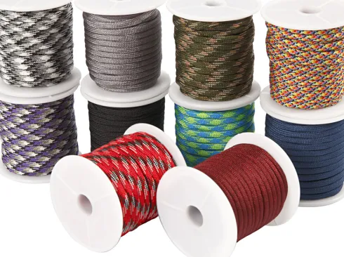 Imiteret Faldskærmsline - B 5 MM - Assorterede Farver - 10X10 M