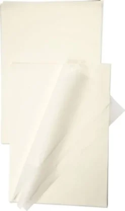 Imiteret Japanpapir - A3 - 14 G - Hvid - 100 Ark